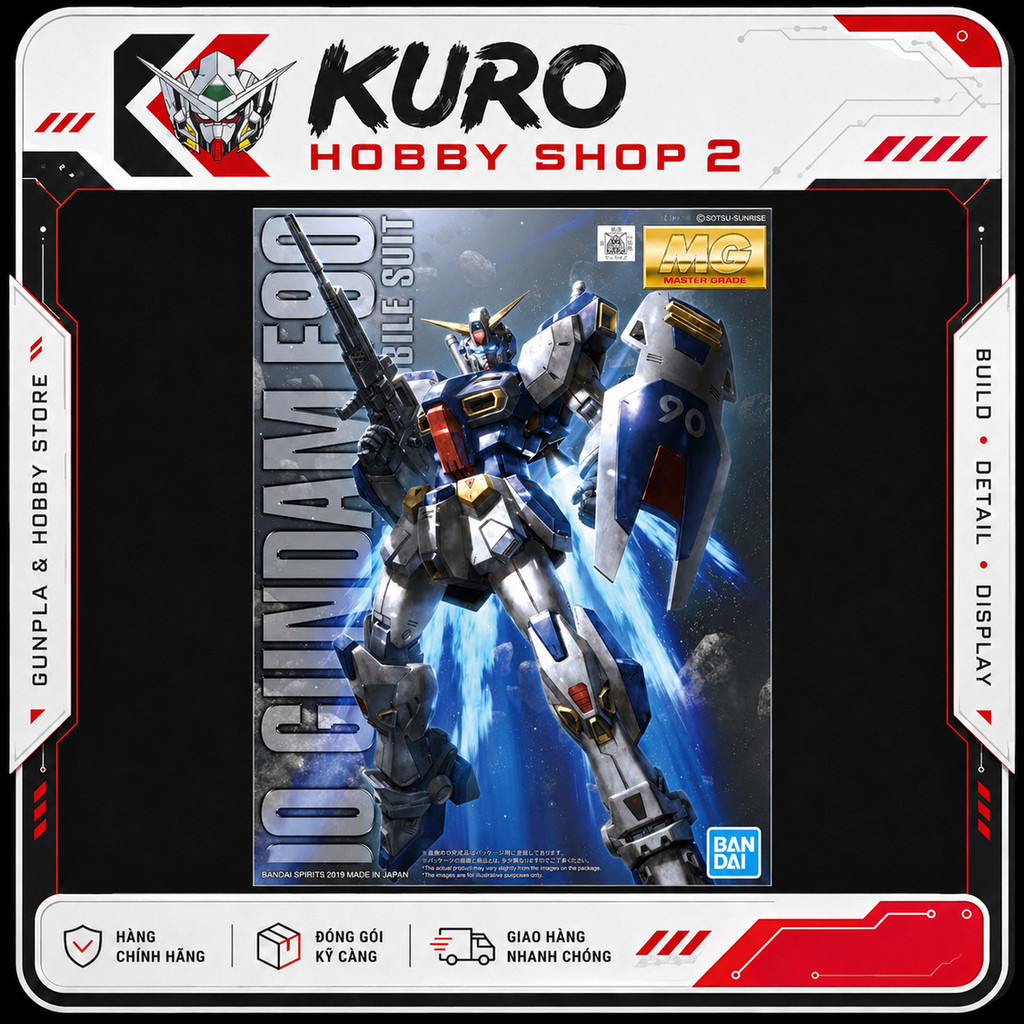 MG 1/100 F90 Gundam + Mission Pack H-Type - Mô hình lắp ráp Bandai