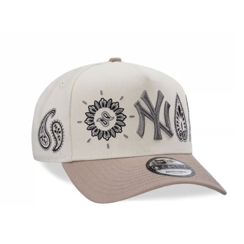 Kỷ nguyên mới Los Angeles Dodgers Rose & White Two-Tone 9FORTY A-Frame Snapback Cap