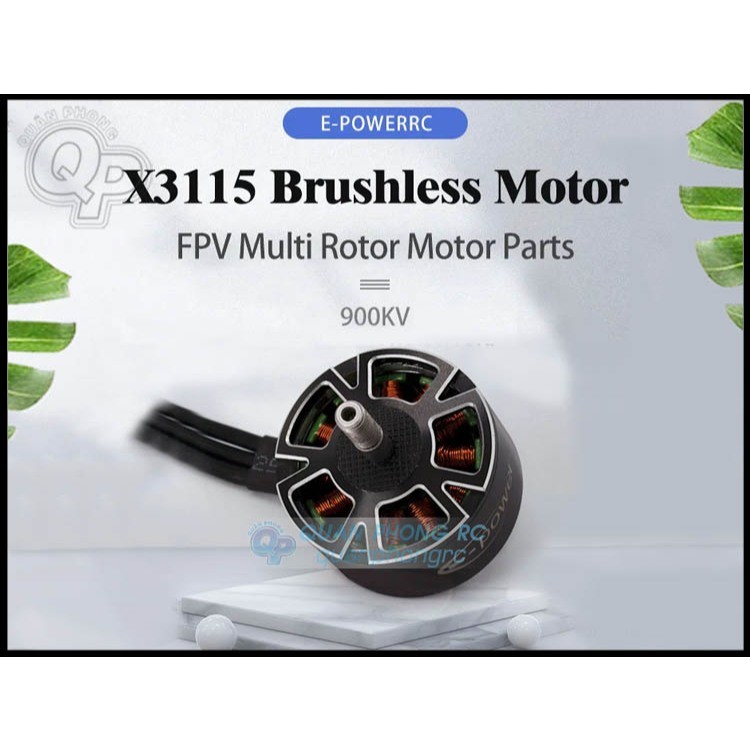 Động cơ motor E-Power FPV Brushless Motor X3115 900KV dành cho máy bay điều khiển