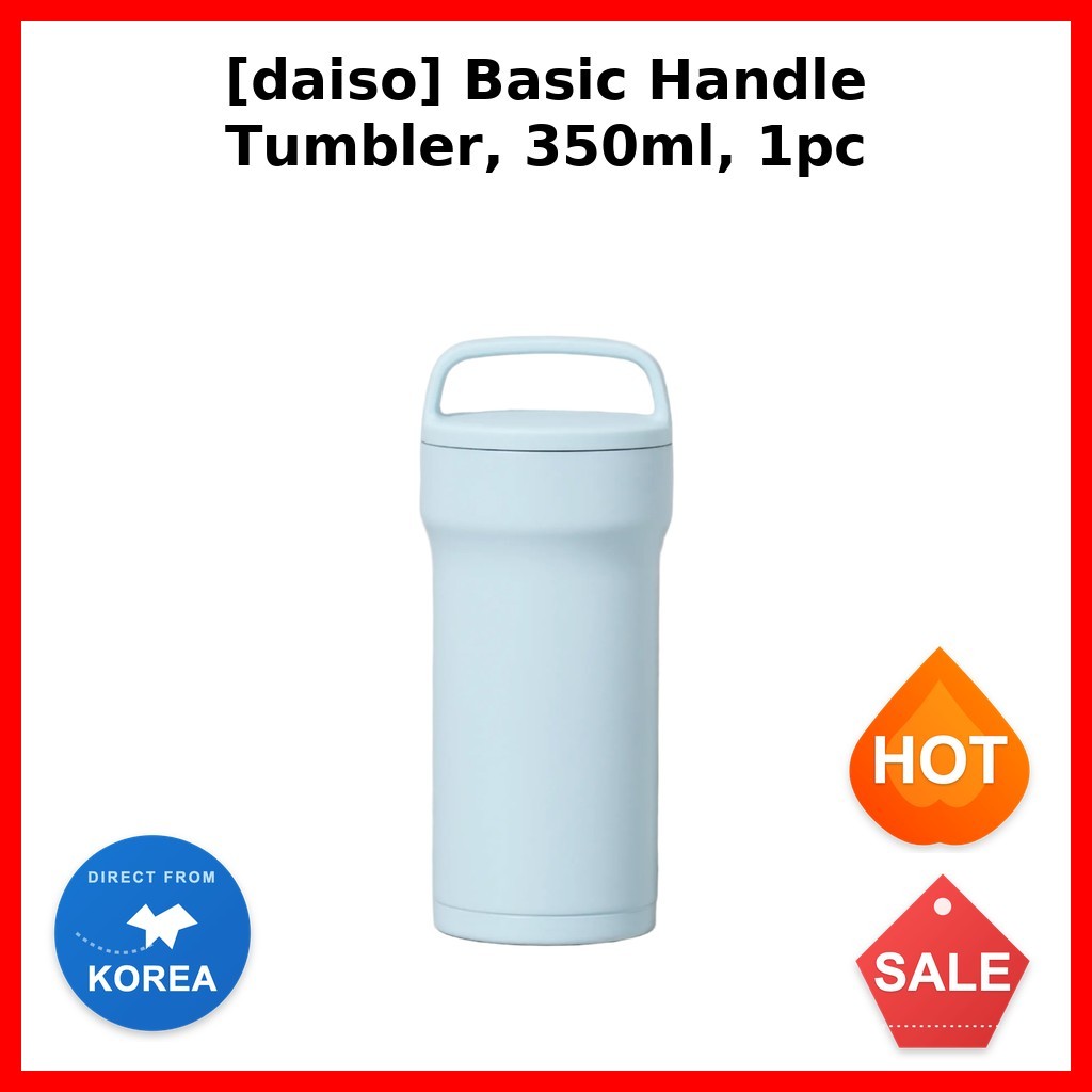 [daiso] Cốc cầm tay cơ bản, 350ml, 1 viên / Cốc Hàn Quốc / Dung tích 350ml / Chính hãng 100% của KOR