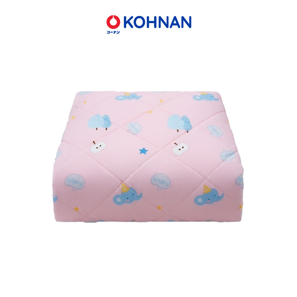 Ga giường mochi hai mặt KOHNAN hoạt tiết mới bề lạnh thoáng khí, có dây chun bọc đệm dạng topper, si