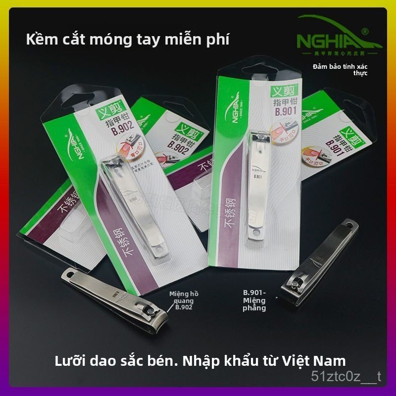 Kềm cắt móng Nghia B902 B901 thép không gỉ cao cấp nhập khẩu sắc bén bền đẹp