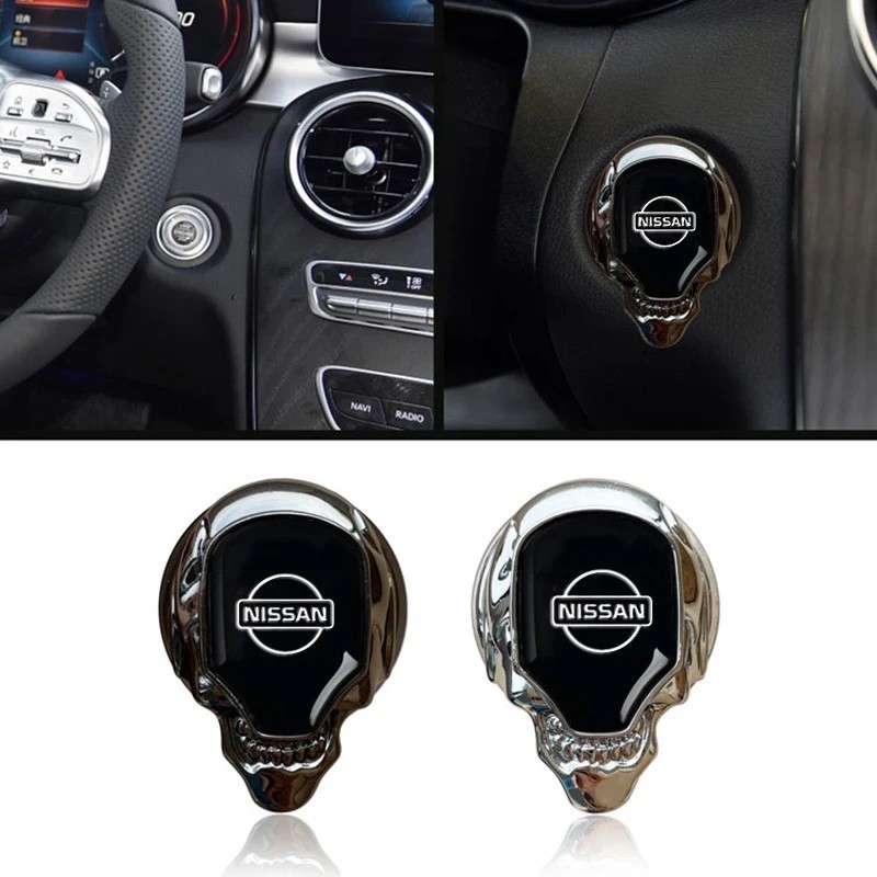 Động Cơ Ô Tô Đánh Lửa Nút Bao Miếng Dán Cho Xe Nissan GTR Altima Qashqai Murano Almera Navara Juke T