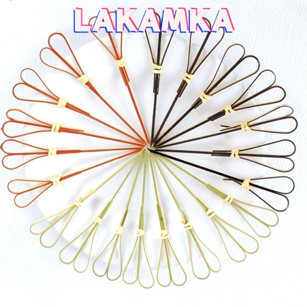 LAKKA Skewer Sticks Picks, Cocktail Trang Trí 100 Cái / túi Tăm Picks Sticks, Bamboo Eco-friendly Ba