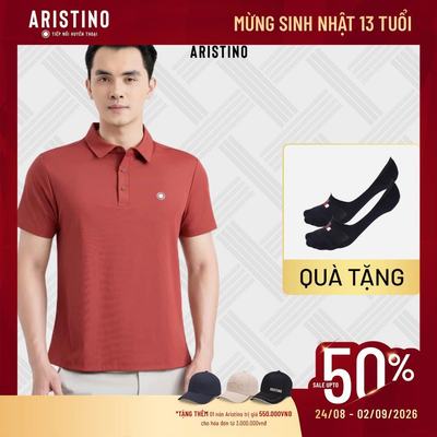 Polo Ngắn Tay Nam Aristino Slim Fit phong cách Smart Casual APS609EDP01