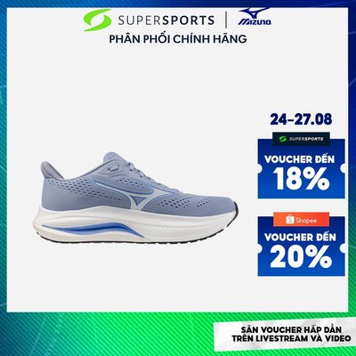 Giày Chạy Bộ Nam Mizuno Wave Inspire 22 - Xanh Dương - J1GC264404