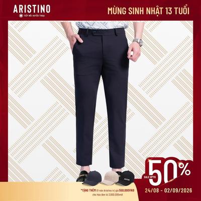 Quần Âu Nam Aristino Regular Fit dáng suông chất polyamide mát thoáng ATR0260S2