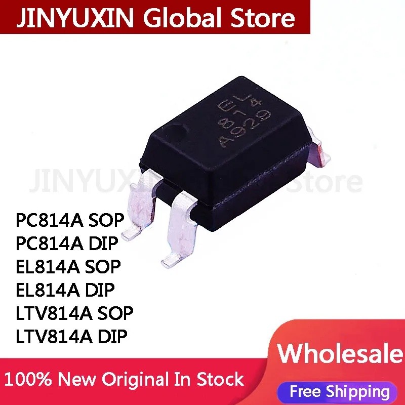 1-5 chiếc PC814A PC814 EL814A EL814 LTV814 B-C-D Chip nhập khẩu SOP Chèn trực tiếp DIP Optocoupler I