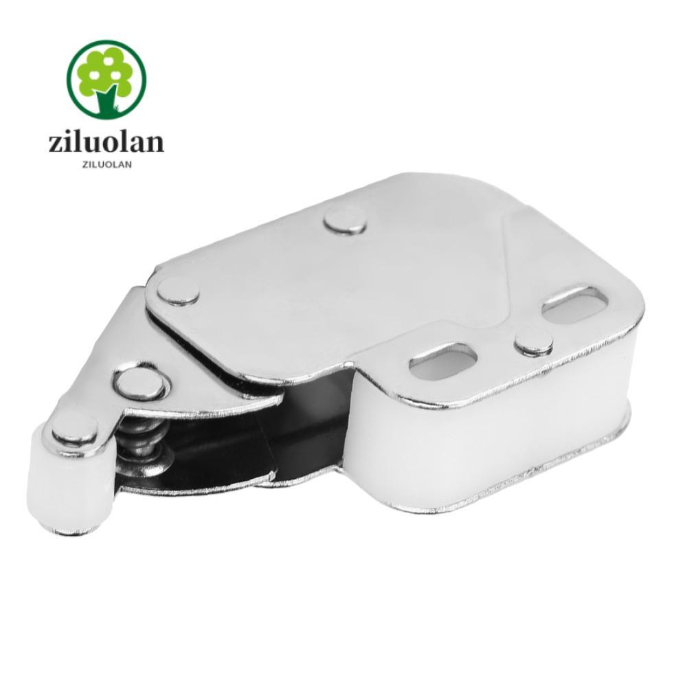 ZILUOLAN 4 Chốt Cửa Tủ, Đẩy Để Mở / Bấm Mở Đầu Mini Tủ Cửa Bắt, Tự Động Lò Xo Chụp Cảm Ứng Phát Hành