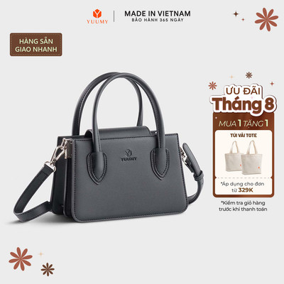 Túi Yuumy (Thời trang nữ phối quai xách - Túi đeo chéo da Seasand YN238)