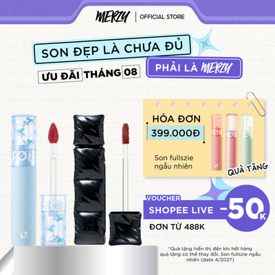 COMBO 2 Son V6 Puffer Velvet Tint 3.7g + FOIF Daily Blur Tint 3g (HSD:9/2027)