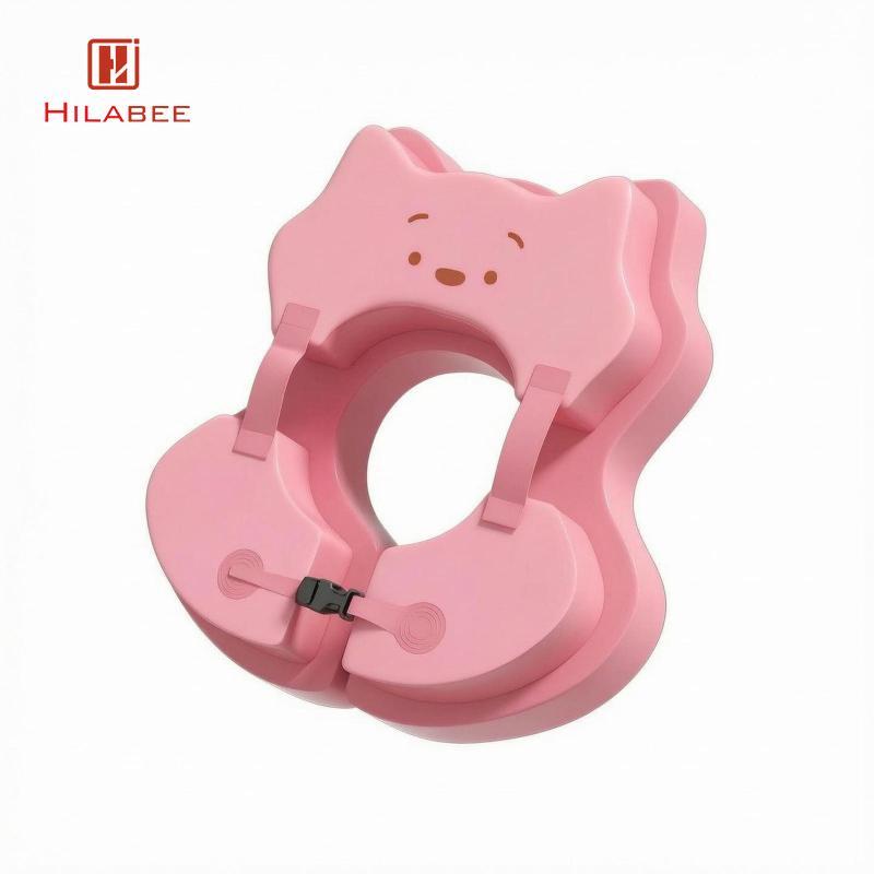 Phao bơi trẻ em HILABEE Phao bơi chống nước Phao trẻ em cho gấu hồng