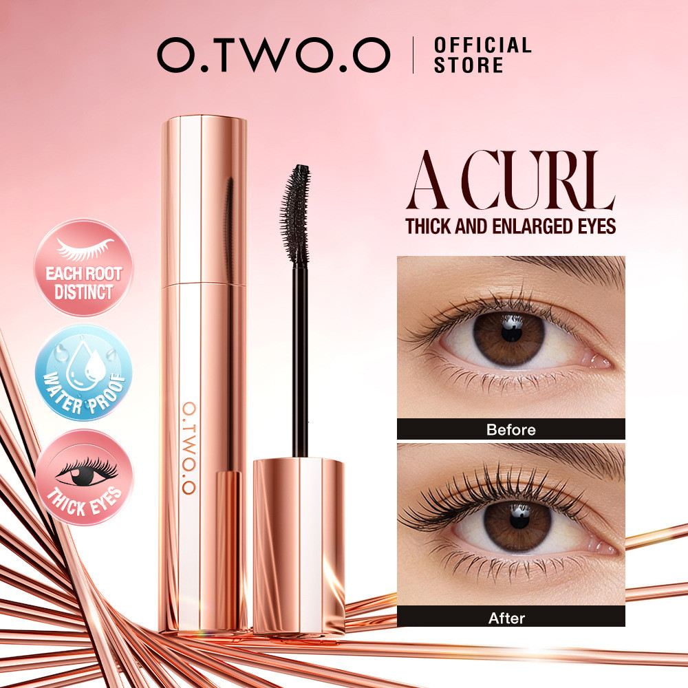 Mascara chống thấm nước mở rộng màu đen dày OTWOO SC070