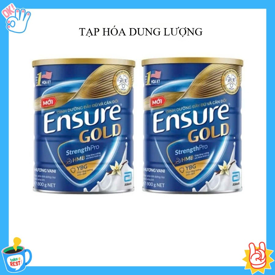 Sữa Bột Ensure Gold Hương Vani 800g