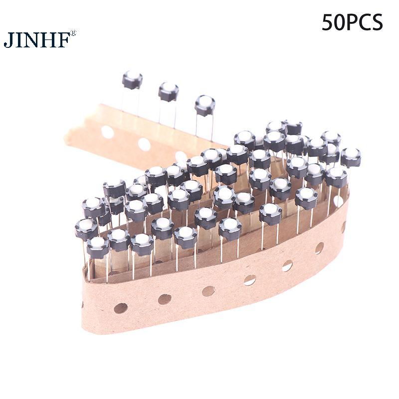 JINHF 50 X Bla Tact Micro Switch DJ Nút Chơi DSG1117 Cho CDJ2000 CDJ900 CDJ400 CDJ-2000NXS Chơi Tạm 