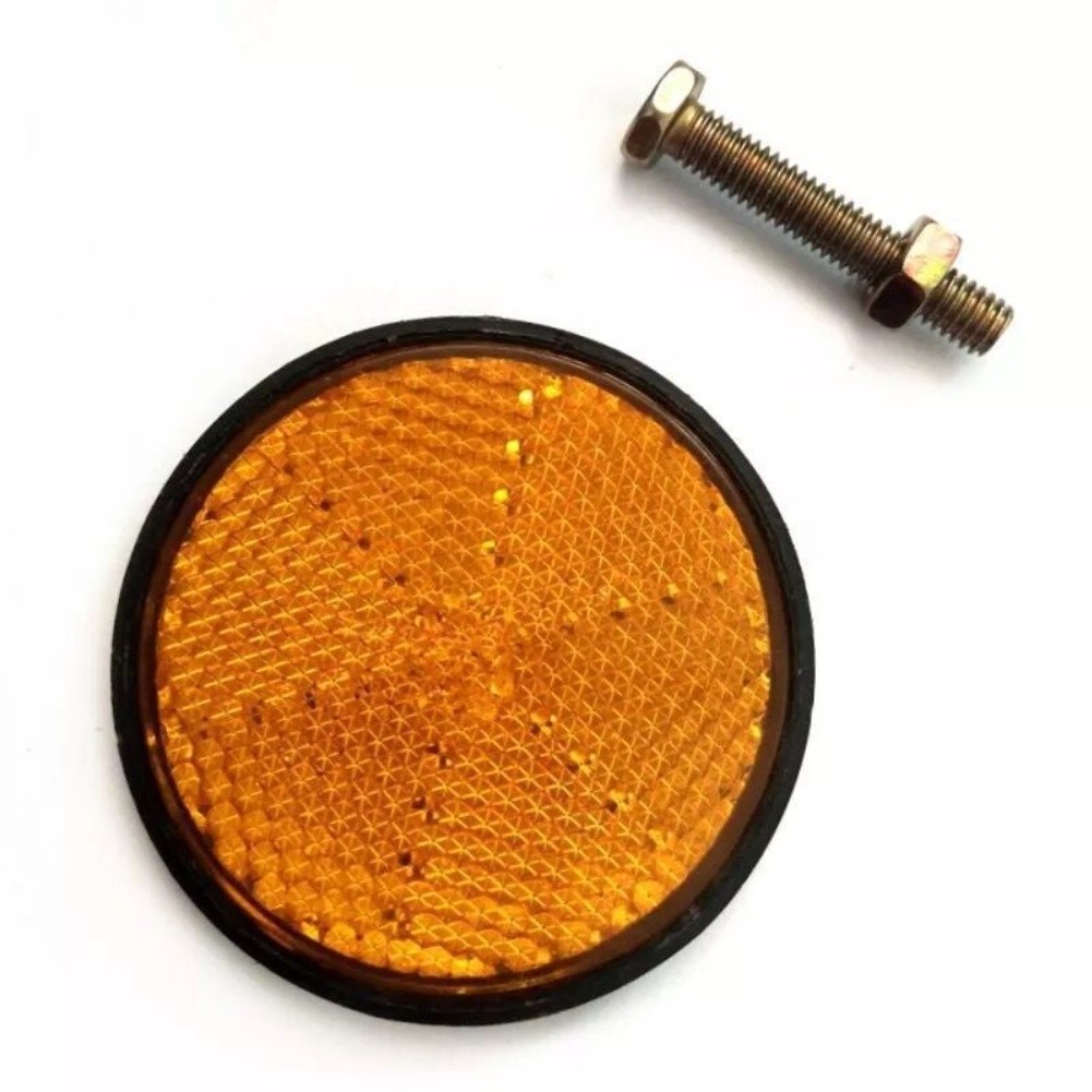 【CHAMER】plastic bike tail light reflector for mountain bicycle road bike safety red【HomeLiving】
