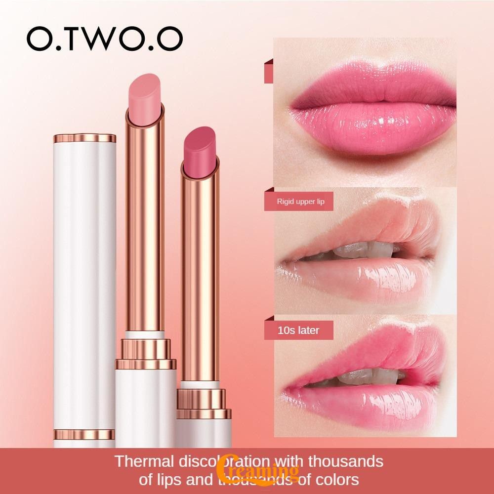 【 STOCK 】 O.TWO.O Hydrating Lip Gloss, Son môi 4 màu Dưỡng ẩm lâu trôi Son dưỡng môi Mỹ phẩm chăm só