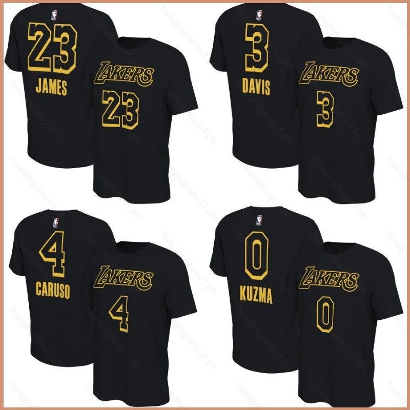 Áo thun ngắn tay Lakers chính hãng, màu xanh, size lớn+