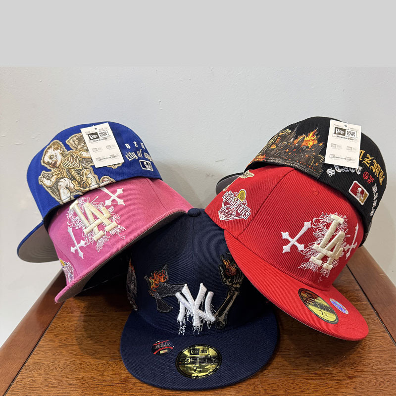 NY2025 World Serice Mũ vành phẳng đóng nhiều kích thước LKOI