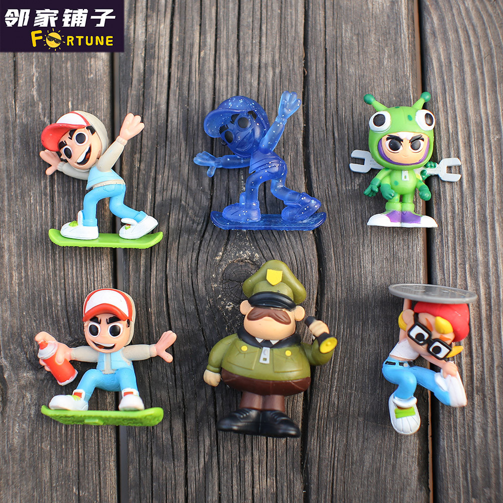 TàĐiện Ngầm Parkour 7cmình Môìnhán Trượt Graffiti ThiếNiên Parkour Để Bàn Mini Đồ Trang Trí Đồơi