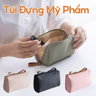 【BÁN CHẠY】Túi Đựng Mỹ Phẩm đơn Giản Phụ Nữ,Chống Thấm Hiệu Quả,Thiết Kế Di động,Nhiều Ngăn