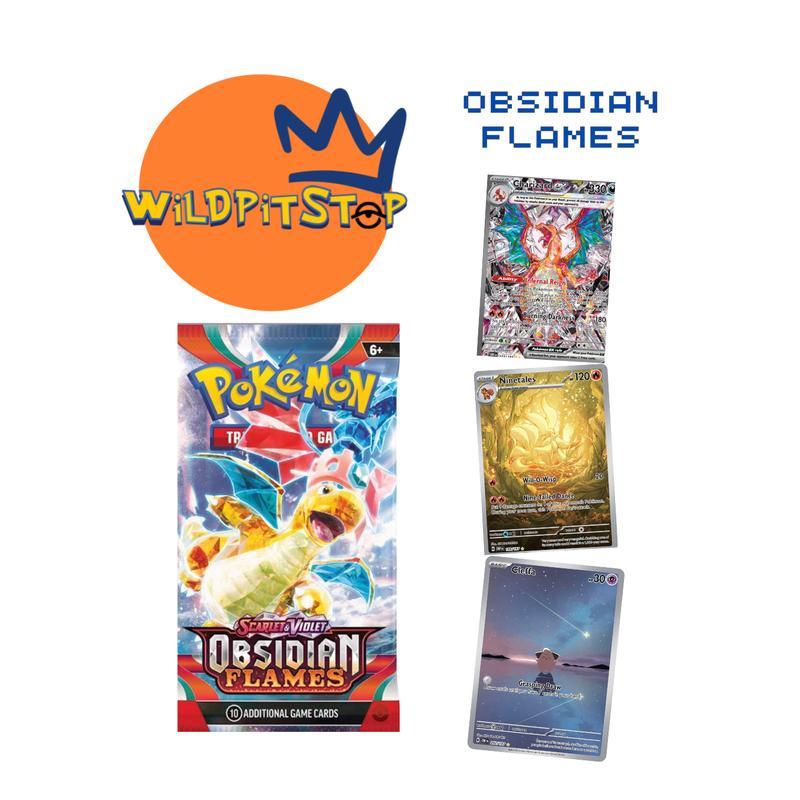 Obsidian Flames - Trò chơi thẻ giao dịch Pokémon Scarlet và Violet [ENG] gói