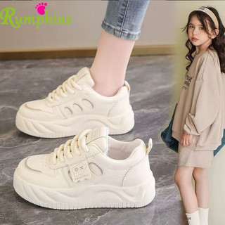 Rumphius Giày Da Trọng Lượng Nhẹ Cho Bé Gái Thời Trang Cổ Điển Trẻ Em Giày Thể Thao Đế Mềm Thoải Mái Kích Thước 26-37