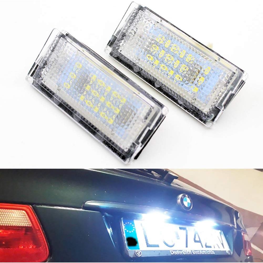 Đèn biển số LED Xinctai Tương thích với 1998-2005 BMW E46 4D Sedan 4 cửa 5D Touring 3 Series 318i, 3