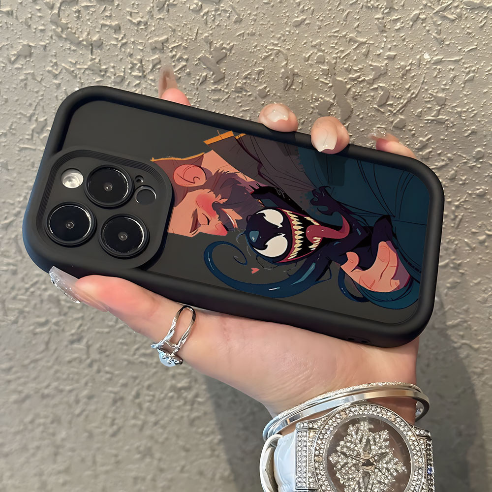 Ốp điện thoại Marvel Venom Eddie Brock cho Samsung Galaxy S25 S24 S23 S22 S21 Ultra S20 FE Plus M54 