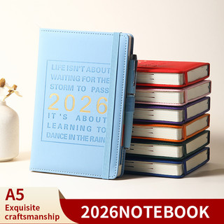  Sổ tay kế hoạch 2026 A5 Sổ tay hàng tuần và hàng tháng Sổ nhật ký Sổ ghi chép Lịch trình 