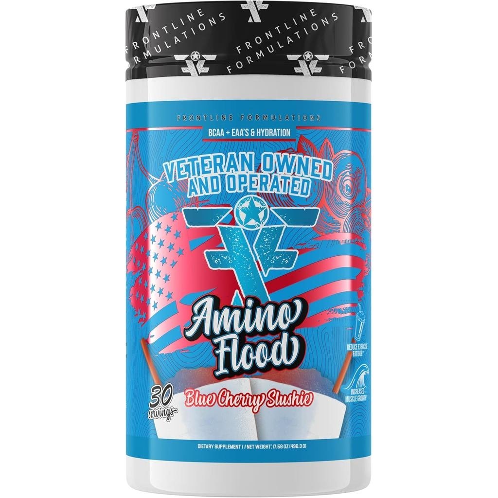 Amino Flood from Frontline Formulations - BCAA + EAA Recovery & Hydrat hóa Công thức – Cổng cơ bắp, 