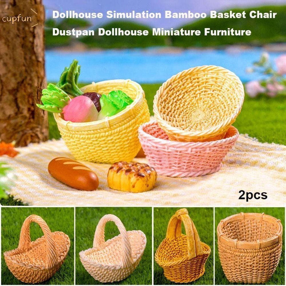 CUPFUN Nhà Búp Bê Nội Thất Thu Nhỏ Nhà Búp Bê Mini 3-4cm Trang Trí Mô Phỏng'