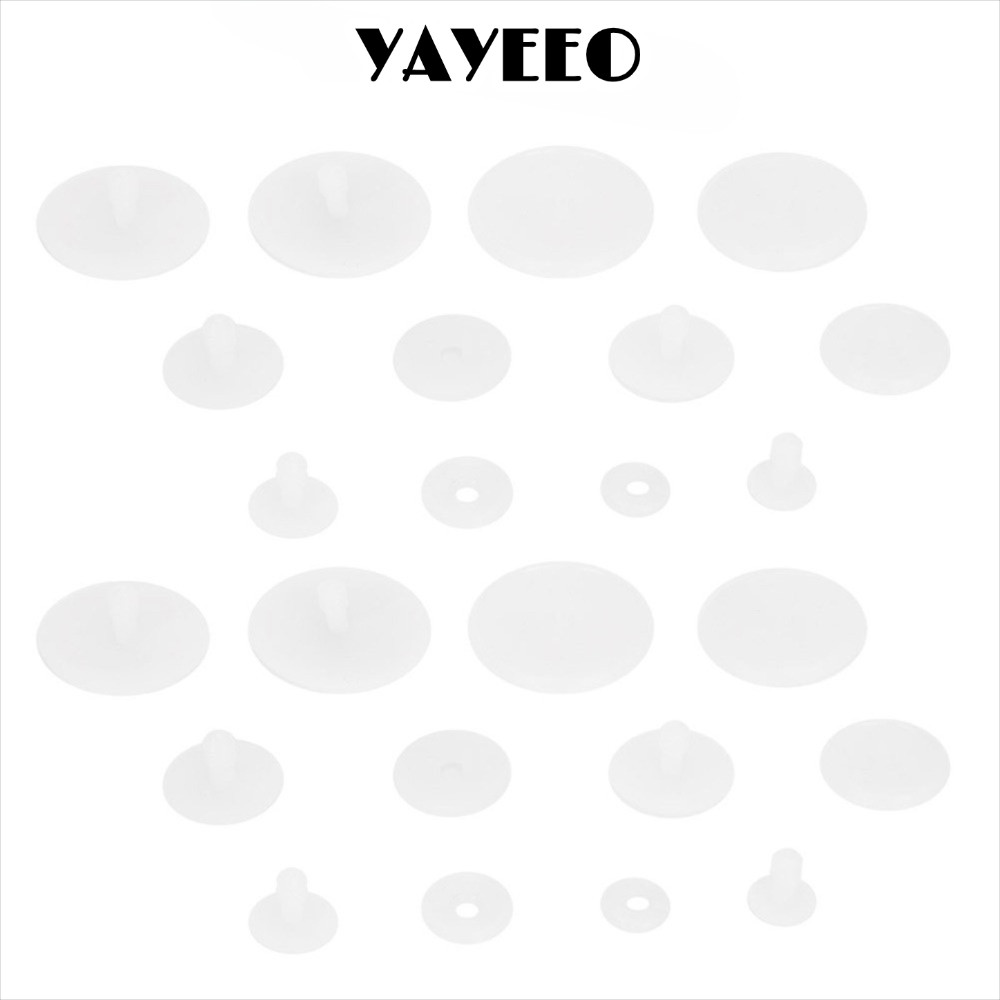 YAYEEO 140 Cái Khớp Búp Bê Nhựa, Phụ Kiện Bộ Xương Nhựa Khớp Búp Bê, Phụ Kiện Búp Bê Kích Thước Các 