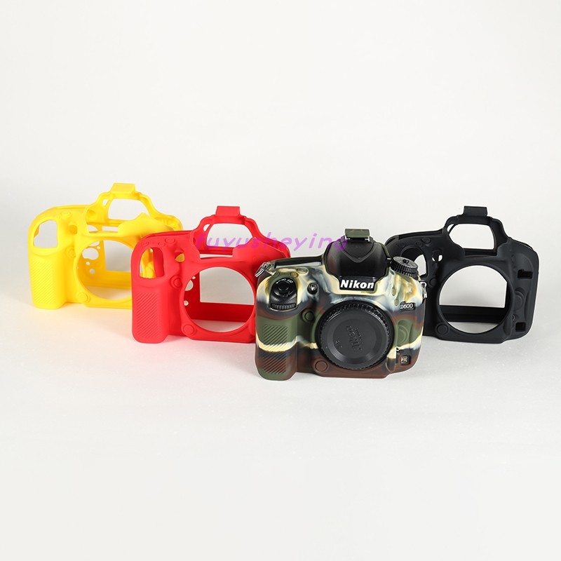 Thích hợp cho máy ảnh Nikon D610 d7000 d780 d7500 Vỏ silicon chống trượt Vỏ bảo vệ silicon