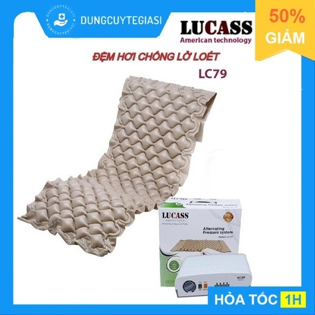 Nệm Hơi Chống Loét cao cấp Lucass LC-79 (LC79) | Đệm hơi chống loét cho người bệnh(Tiêu chuẩn Mỹ)
