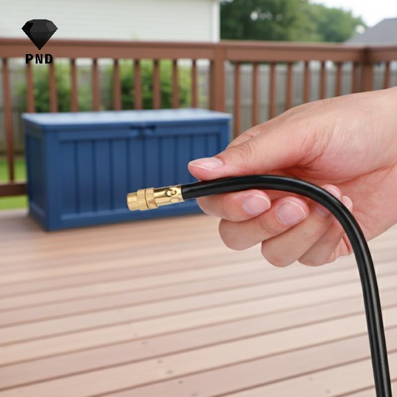 PND 5 Cái 20 / 30CM 360° Uốn Cong Vòi Phun Sương Bằng Đồng 8MM Qui Connect Tưới Vườn Tự Động Tưới Câ