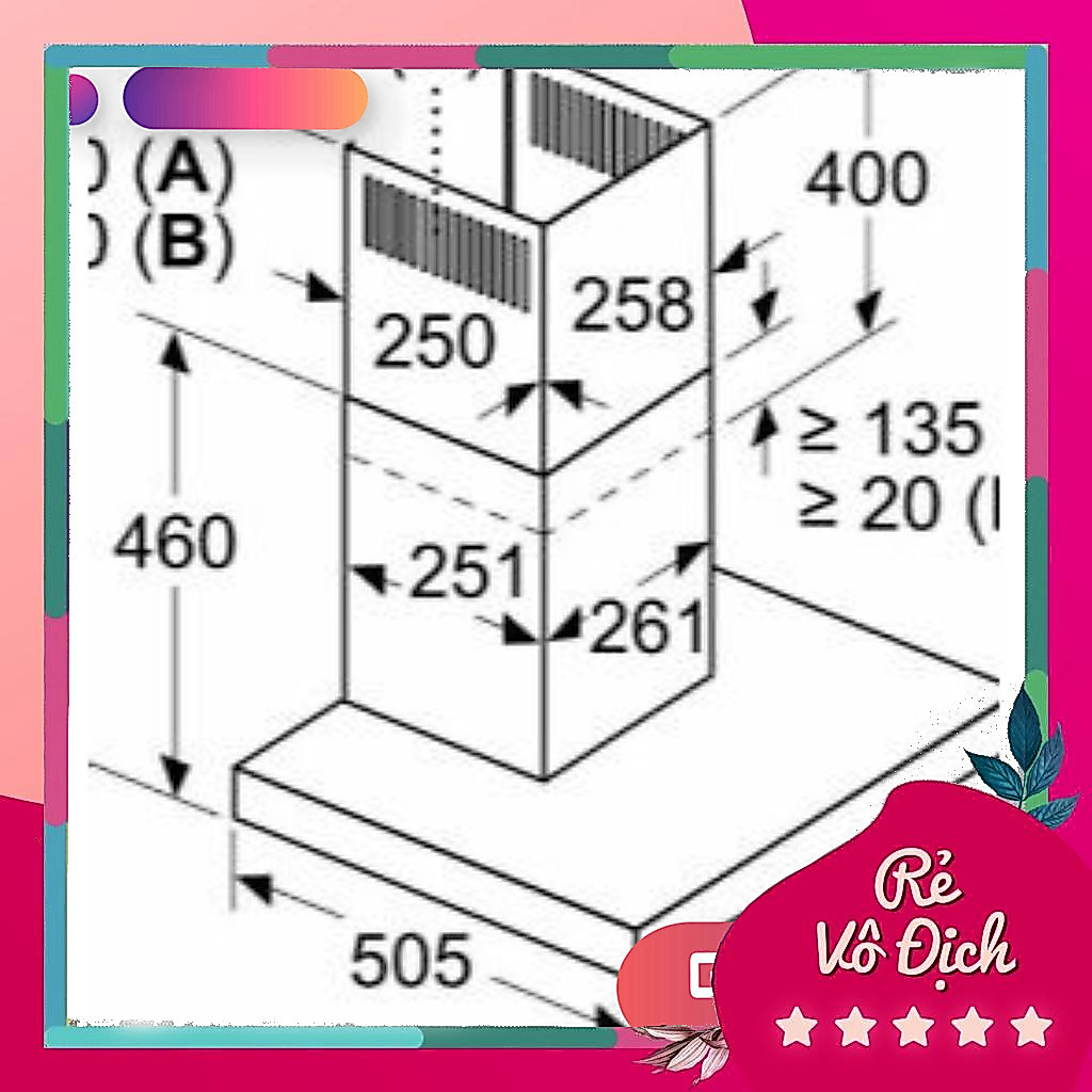 MÁY HÚT MÙI BOSCH DWB97BK61T – Bảo hành 3 năm