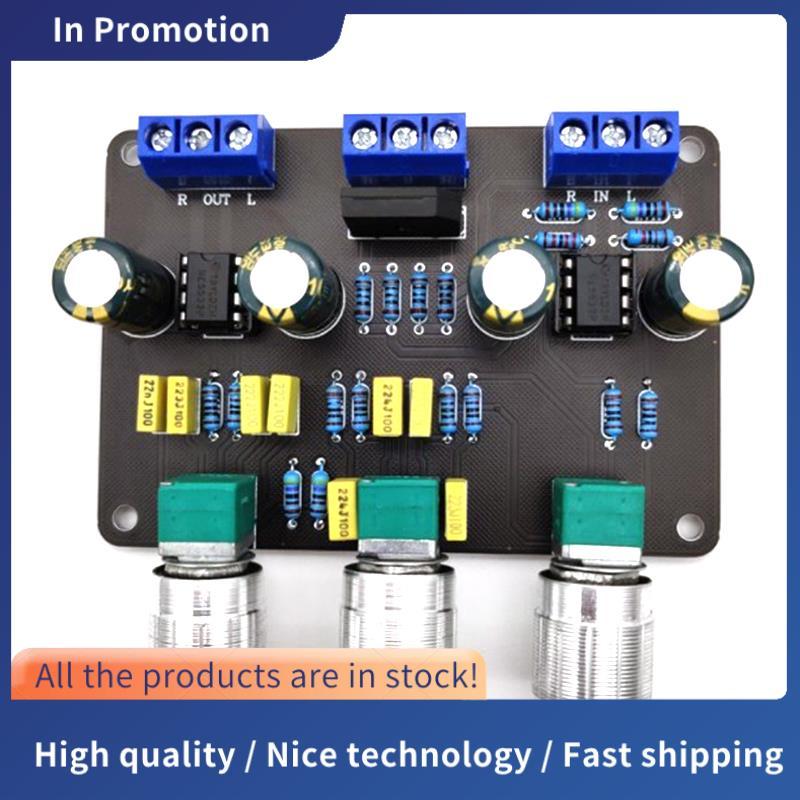 Dual NE5532 Tone Stereo Preamplifier Board Âm Thanh HiFi Amprifier Equalizer Preamp Treble Tone Cont