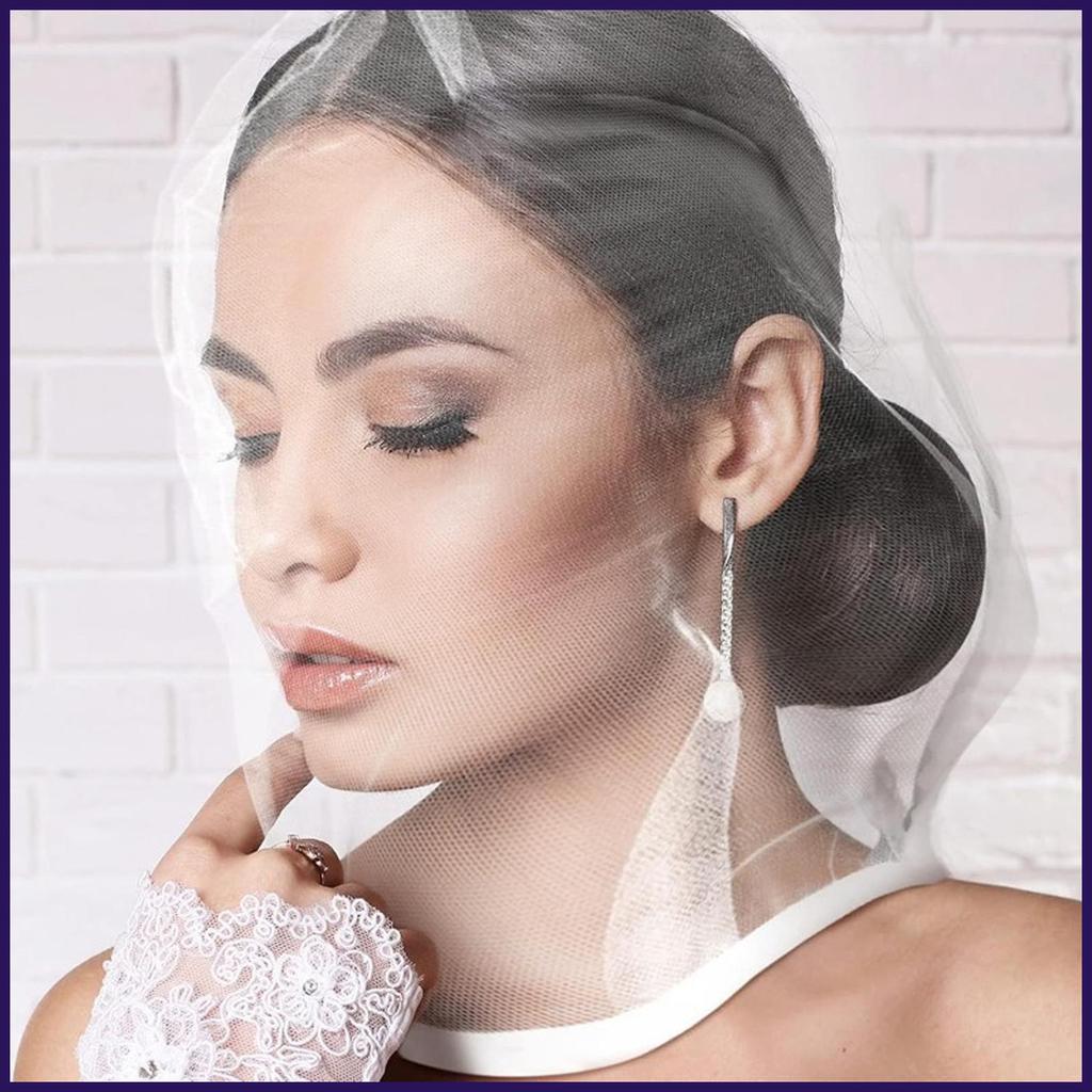 Lồng Chim Veil Nữ Đảng Mặt Lưới Mũ Đội Đầu Vintage Lồng Chim Veil Cho Đám Cưới Tập Hợp Tiệc Tang Lễ 