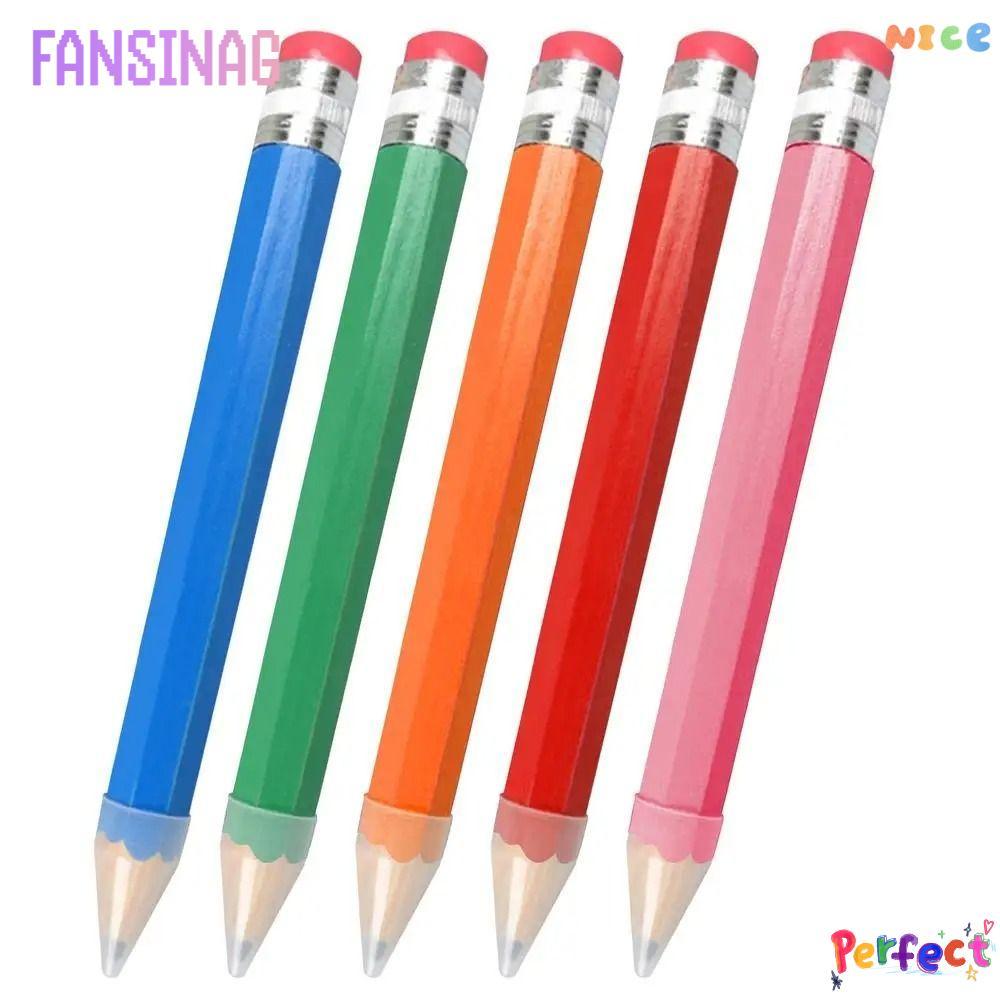 Bút Chì Khổng Lồ FANSINAG, Có Tẩy Đồ Chơi Mới Lạ Bút Chì Lớn, Đạo Cụ Hiệu Suất Chất Lượng Cao 18 / 3