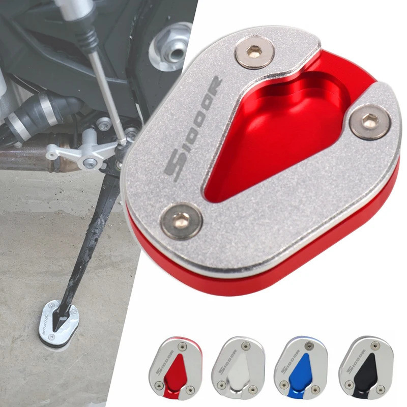 Xe Máy CNC Chân Đế Bên Đứng Mở Rộng Mở Rộng Miếng Lót Cho S1000R S1000 R S 1000 R S 1000R 2021-2023