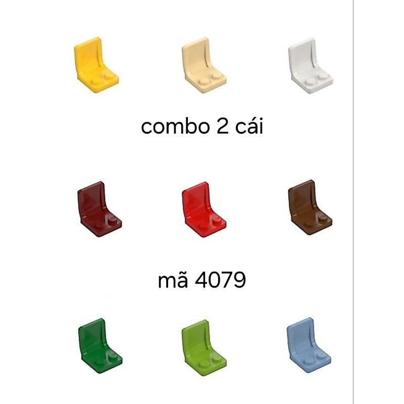 Xếp hình lego combo 2 gạch mã 4079