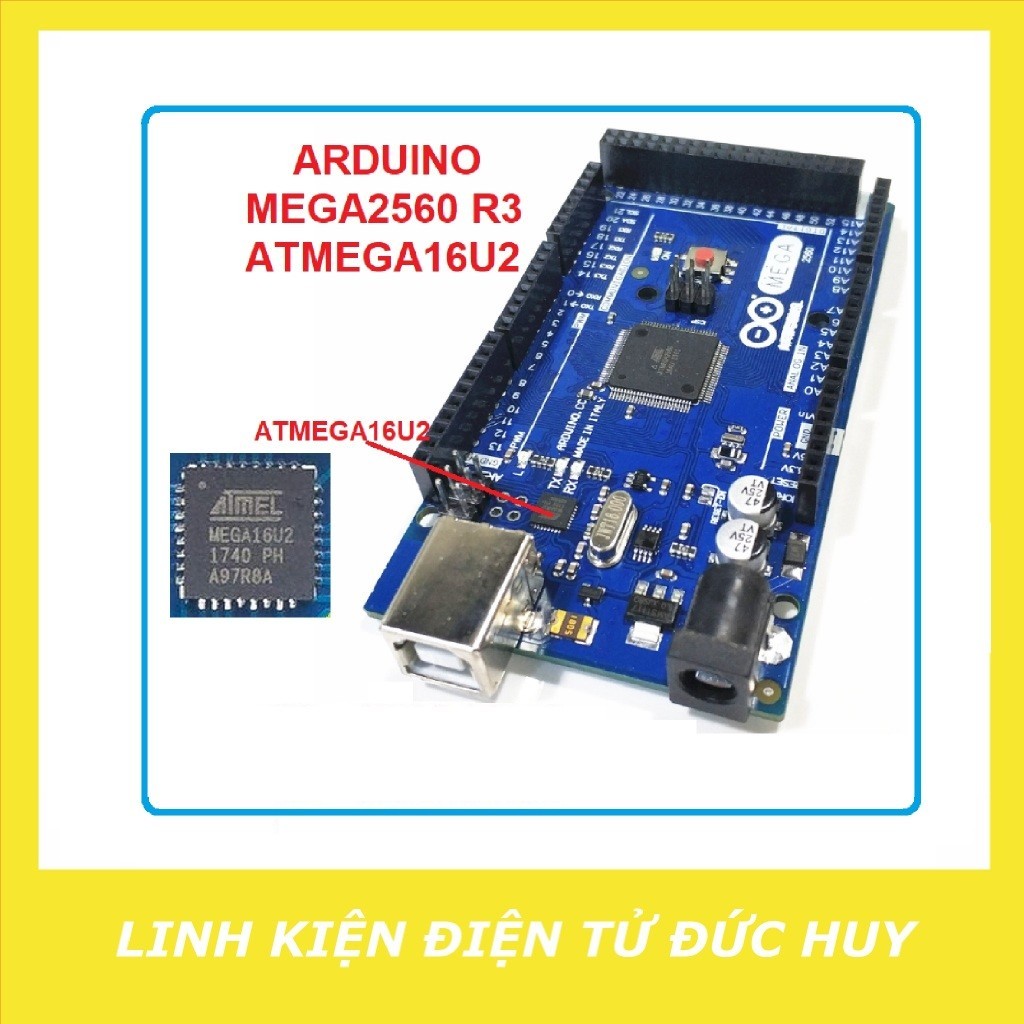 Arduino Mega 2560 R3, USB ATMEGA16U2