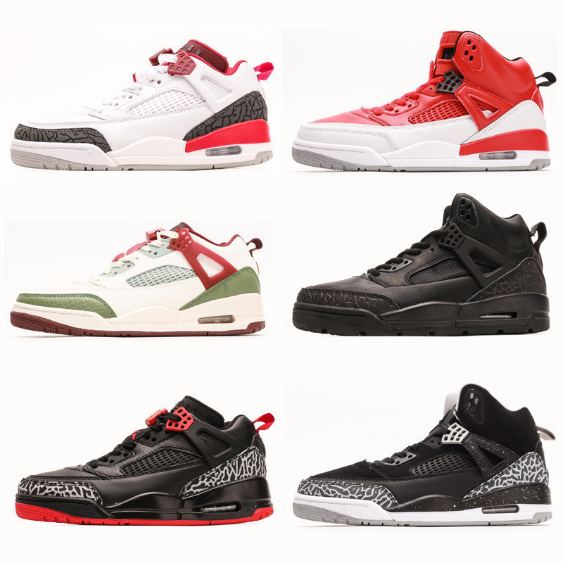 Spizike Spizike Lee AJ3LOW Giày bóng rổ đệm khí thấp AJ4 Giày thể thao cao cấp AJ5 Năm rồng giới hạn