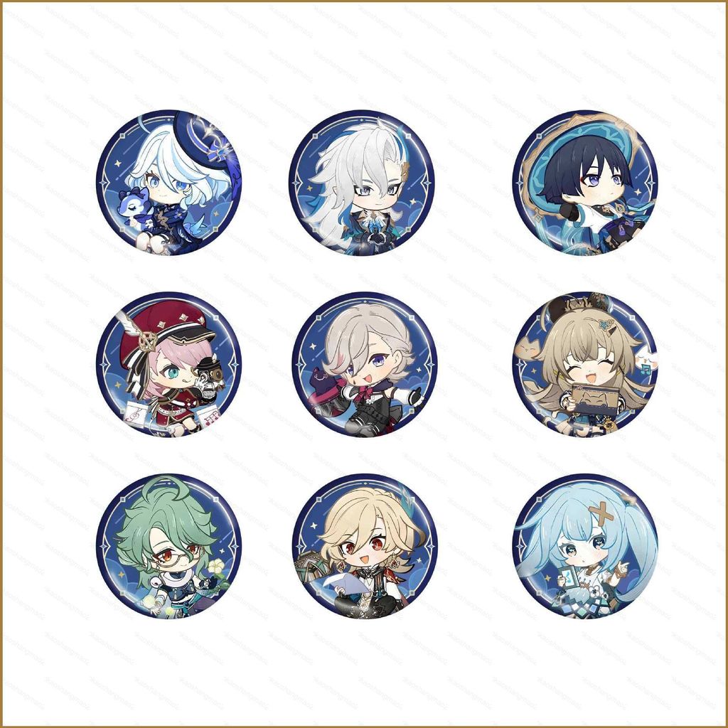 HK2 Genshin Impact huy hiệu Alhaitham Charlotte Dehya Faruzan Furina Freminet Kaveh Kirara KH2