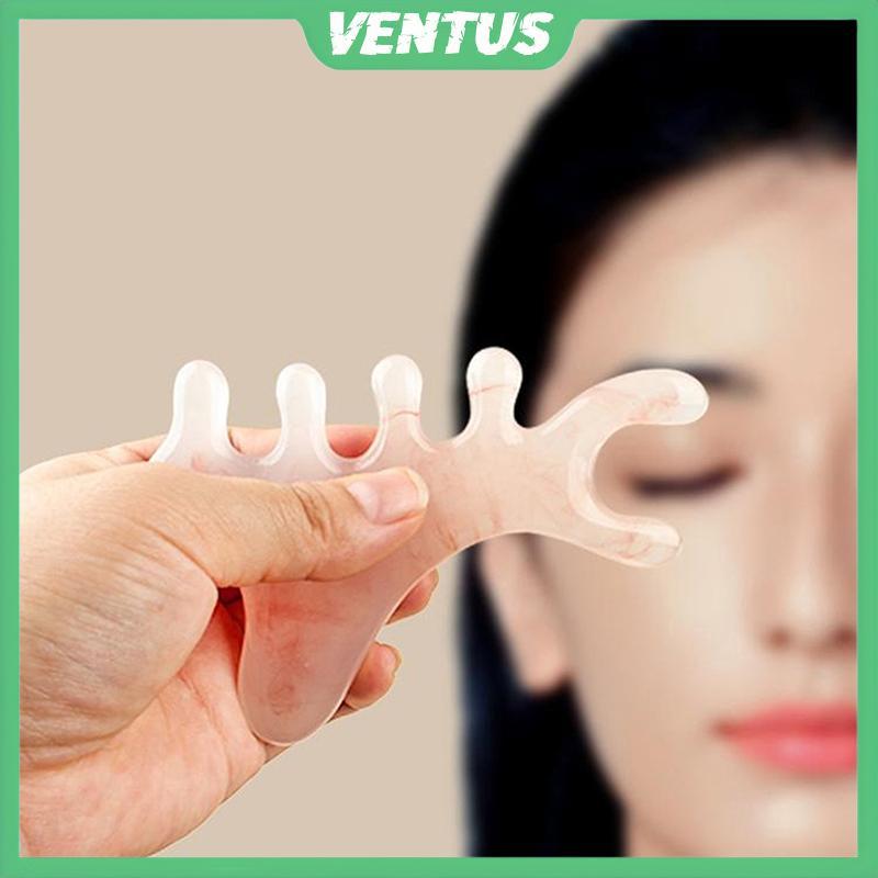 VENTUS Body Meridian Massageb Nhựa Năm Răng Rộng Trị Liệu Châm Cứu Chống Tĩnh Điện Mịn Tóc VENTUS