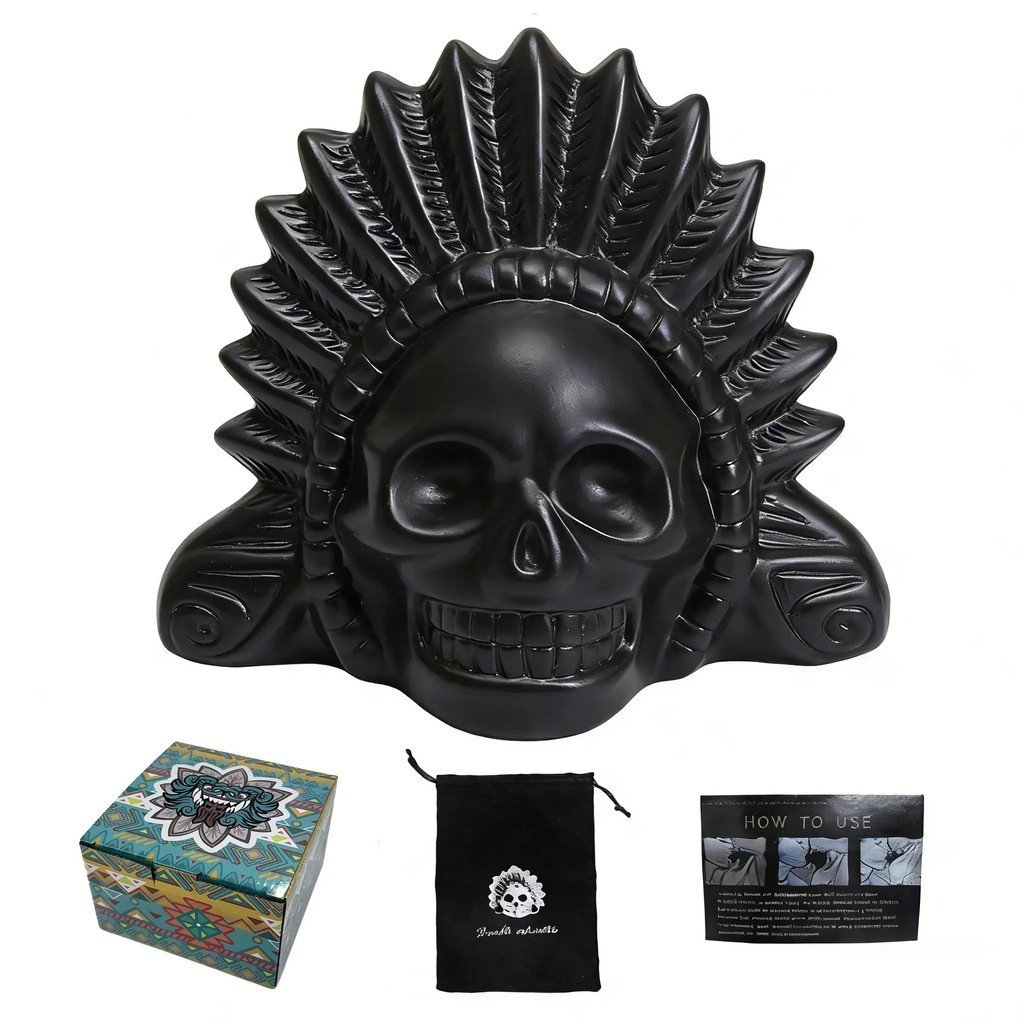 Sing Aztec Death Whistle của Parsin, Còi phát thanh đích thực độc đáo và to nhất thủ công, Còi gốm c