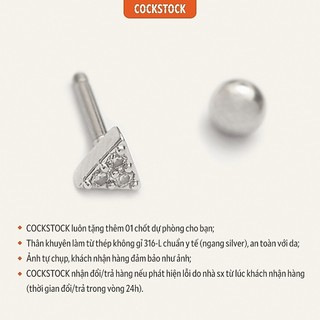 Khuyên tai đá tiny