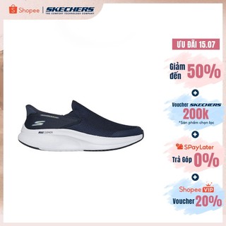 Giày Thể Thao Nam Skechers Slip-ins GOwalk Max Walker Stefan Đi Bộ-216593-NVY Air-Cooled Memory Foam