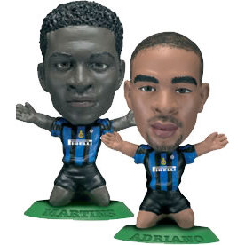 Búp bê búp bê hành tinh bóng đá Microstars -- Adriano / Martins (International Milan)